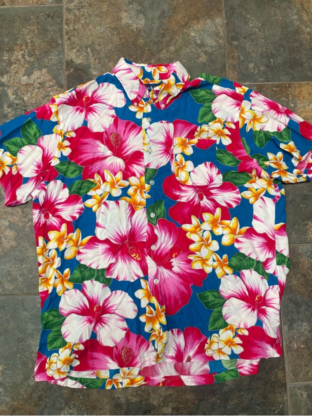 Vintage Polo Ralph Lauren Floral Hawaiian Shirt